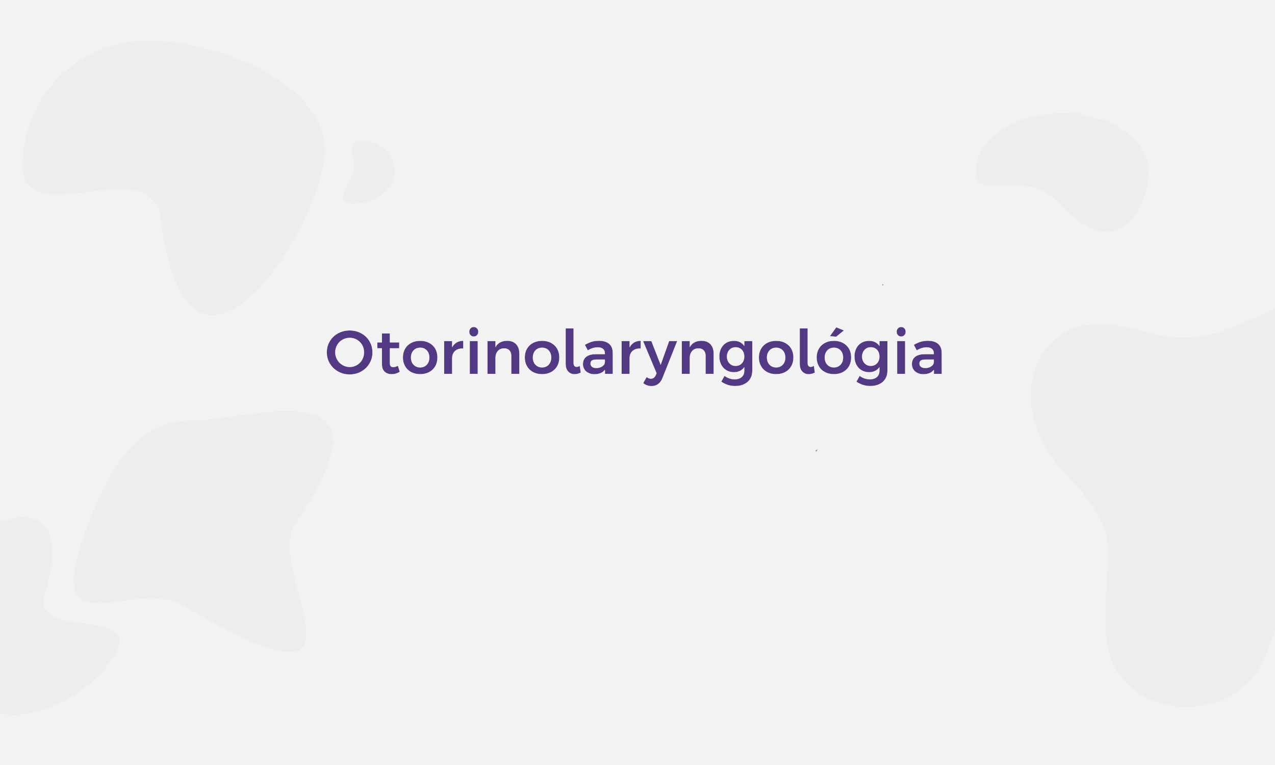 Otorinolaryngológia